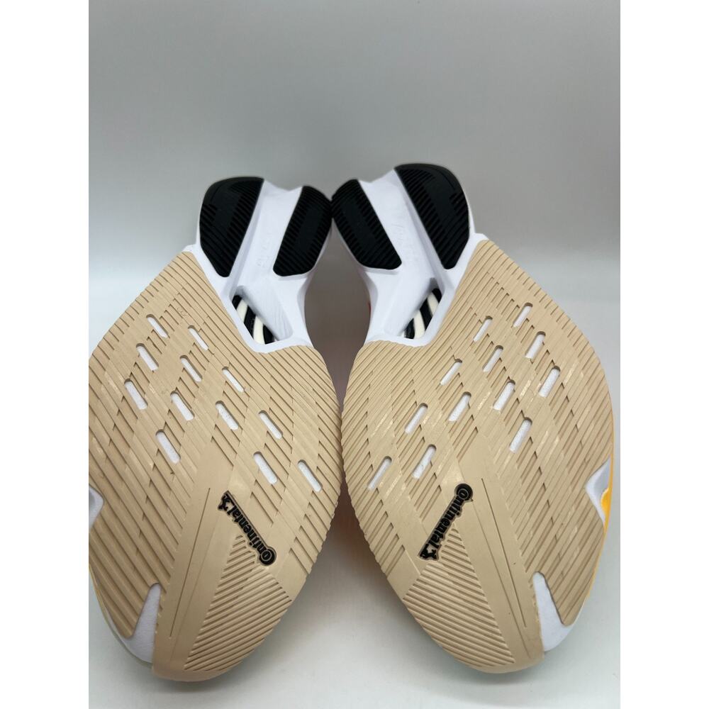 adidas Adizero Boston 12 Ivory Core Black Solar Red IG3320 Men's Size 12.5 - Picture 13 of 16